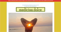 Desktop Screenshot of medicinadolce.it